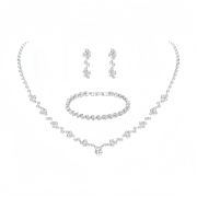 Crystal Wedding Jewelry Set