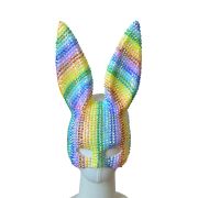 Rainbow Diamond Rabbit Mask
