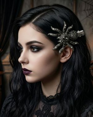 Spider Hair Pin Side Gothic Punk Hair Barrettes