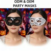 Silver Sequin Mask