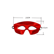 HLC ODM Glossy Halloween Party Mask for Men Masquerade Mask for Halloween Party & Mardi Gras Mascarade Ball Half Face Eye Mask