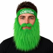 Custom LogoBeard Headband Fan Gear for Sports Games Stadium Promotions Marketing Campaigns