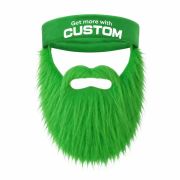 Custom LogoBeard Headband Fan Gear for Sports Games Stadium Promotions Marketing Campaigns