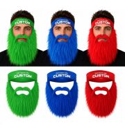 Custom LogoBeard Headband Fan Gear for Sports Games Stadium Promotions Marketing Campaigns