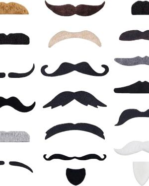 Fake Mustaches Self Adhesive Novelty Hairy Beard