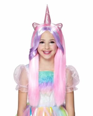 Pastel Straight Lace Front Wig Princess Cosplay Halloween Costume Wig