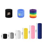 Custom Logo Tennis Gym Wristbands Pride Rainbow Wrist Sweatband