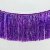 Metallic Tinsel Fringe Garland Mardi Gras Decoration Hanging Banner Carnival Party Backdrop Decor