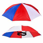 Red White Blue Umbrella Hat Patriotic Party Cap for Independence Day Events
