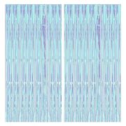 Holographic Foil Curtains Metallic Backdrops for Wedding & Birthday Party Decoration