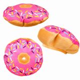 Funny Donut Shape Plush Hat for Festival and Event Supplies