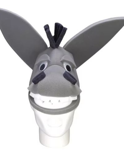 Funny Costume Foam Hat Custom Grey Donkey Hat Party Headwear