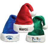 Personalized Plush Santa Hat Corporate Christmas Promotional Hats Gift