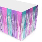 Metallic Fringe Table Skirts Carnival Party Table Skirt Table Decoration