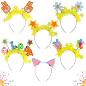 Glow In The Dark Neon Party Headband MacaronHair Hoop