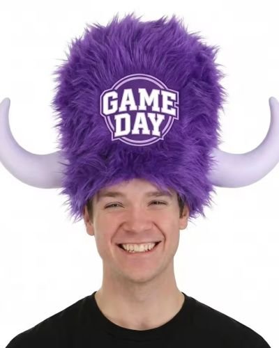 Custom Logo Crazy Viking Hat Water Buffalo Lodge Hat with Horns