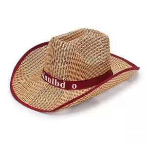 Roll up Wide Brim Straw Panama Hat Fedora Beach Sun Hat Wester Cowboy Hat