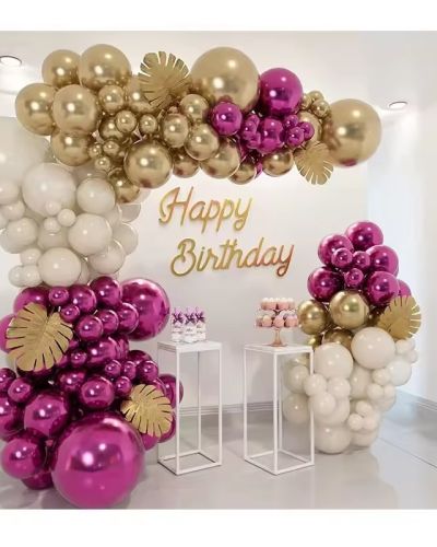 Happy Birthday Decoration Themed Balloon Set Party Decor