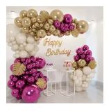Happy Birthday Decoration Themed Balloon Set Party Decor