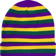 Mardi Gras Jacquard Knitted Hat
