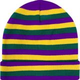 Mardi Gras Jacquard Knitted Hat