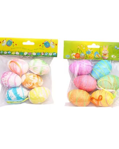 Hangable Surprise Egg Hunt Bright Colorful Foam Easter Eggs for Kids Gifts