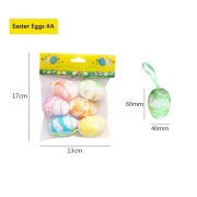 Hangable Surprise Egg Hunt Bright Colorful Foam Easter Eggs for Kids Gifts