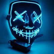 Horror Thriller LED Lighting Up Horror V Face Mask