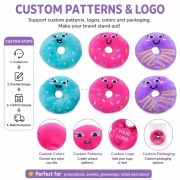 Custom Plush Donut Headband Mouse Ear Hair Hoop