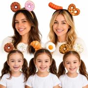Plush Food Headbands Donut Dessert Theme Party Costume Hair Accessories