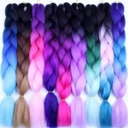 24 Inch 100g Super Jumbo Box Braids Crochet Twist Hair Extensions for Braiding Dreadlocks Wig