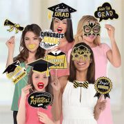 Graduation Photo Booth Props for Happy Celebration Photographed Decorations