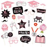 Graduation Photo Booth Props for Happy Celebration Photographed Decorations