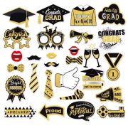 Graduation Photo Booth Props for Happy Celebration Photographed Decorations