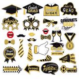 Graduation Photo Booth Props for Happy Celebration Photographed Decorations