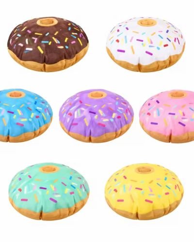 Funny Donut Shape Plush Hat for Festival and Event Supplies