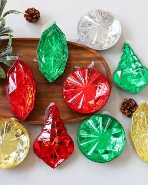Multi-size Giant Diamond Pendants for Christmas Tree Ornaments