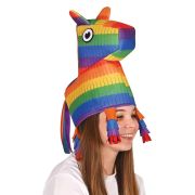 Funny Rainbow Donkey Pinata Hat Fiesta Party Costume Hat Festival Headwear