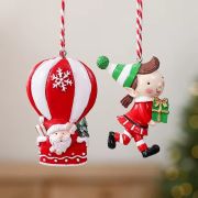 New Christmas Gingerbread Man Pendants Set Resin Gifts