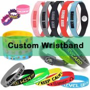 Custom Logo Silicone Wristband Promotional Products Event Merchandise Giveaways