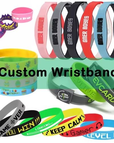 Custom Logo Silicone Wristband Promotional Products Event Merchandise Giveaways