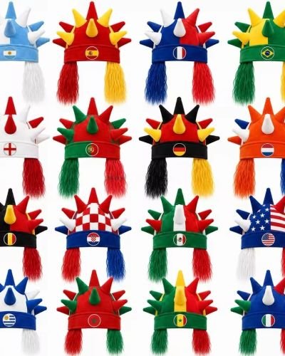 Custom Sports Fan Products Soccer Supporters Party Costume Accessories
