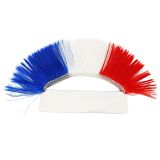 Red White and Blue Patriotic Mohawk Team Spirit Wig